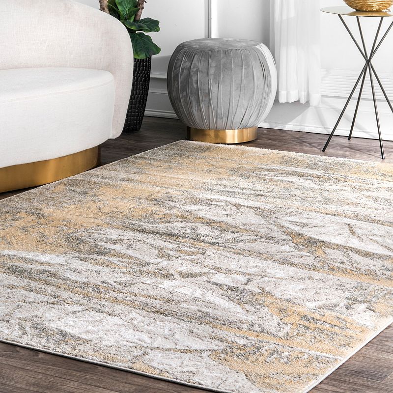 nuLoom Contemporary Abstract Leora Area Rug