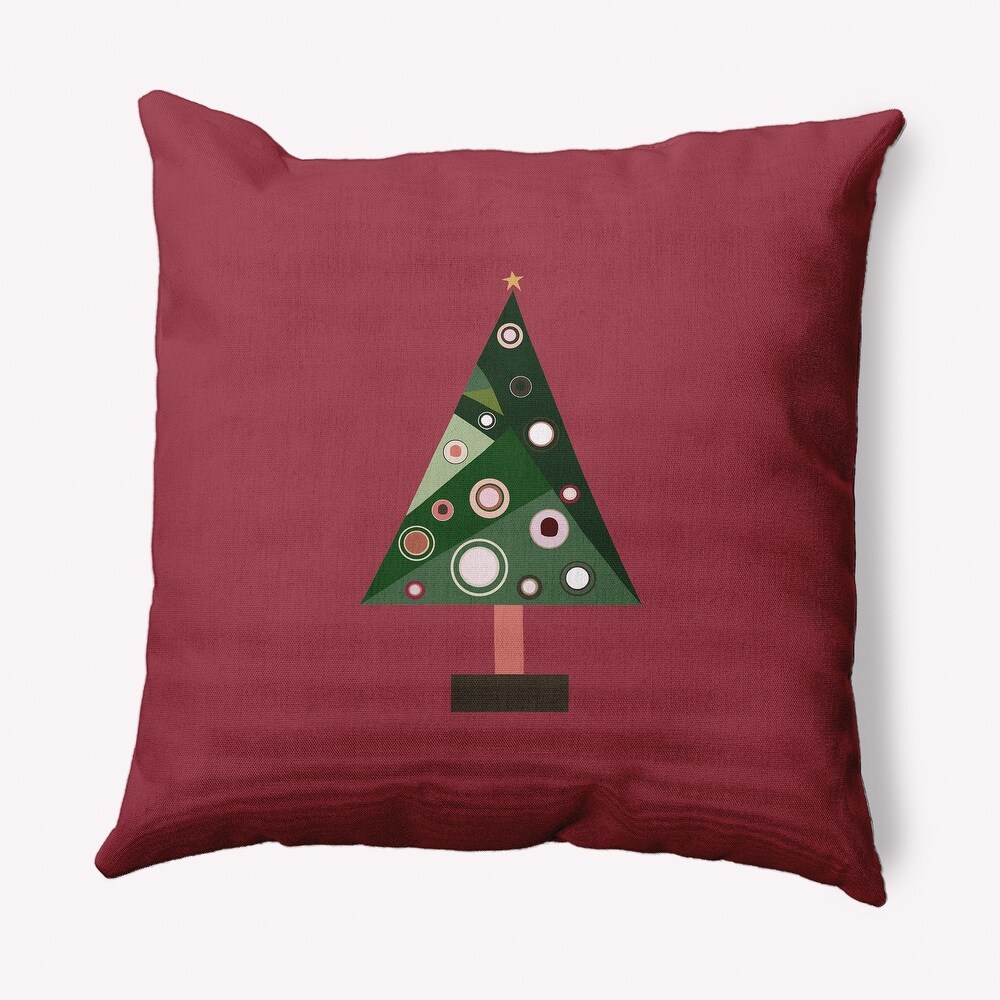 Crazy Christmas Outdoor Throw Pillow