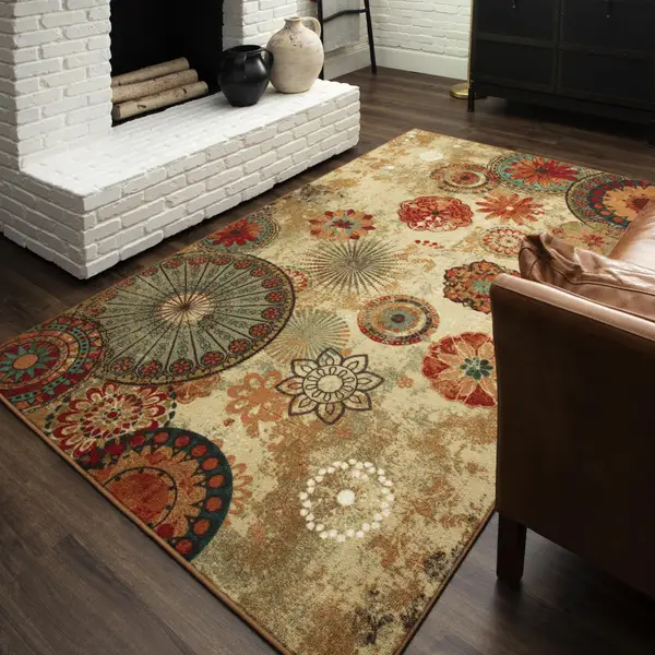 Mohawk Home Alexa Medallion Area Rug