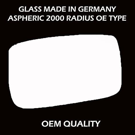 For volvo - 960 1990 to 1997 wing mirror glass left hand uk passenger side 800 door