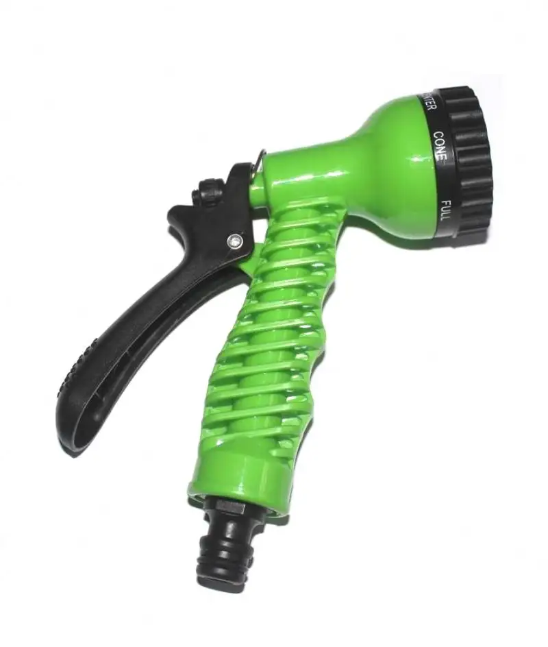 Manufacturers Supply Multi Purpose  Shower Telescopic Hose 7 Function Plastic Non Toxic Garden Spray Gun Water Gun/