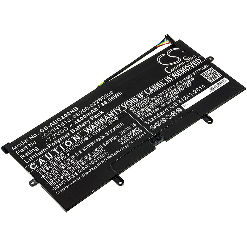 Asus C302CA C302CA0041A6Y30 C302CA1A C302CAF6Y3 Replacement Battery BatteryClerkcom Laptop and Notebook