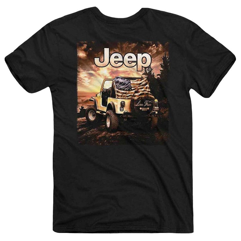 Jeep®  Live Free Short Sleeve T-Shirt - Black