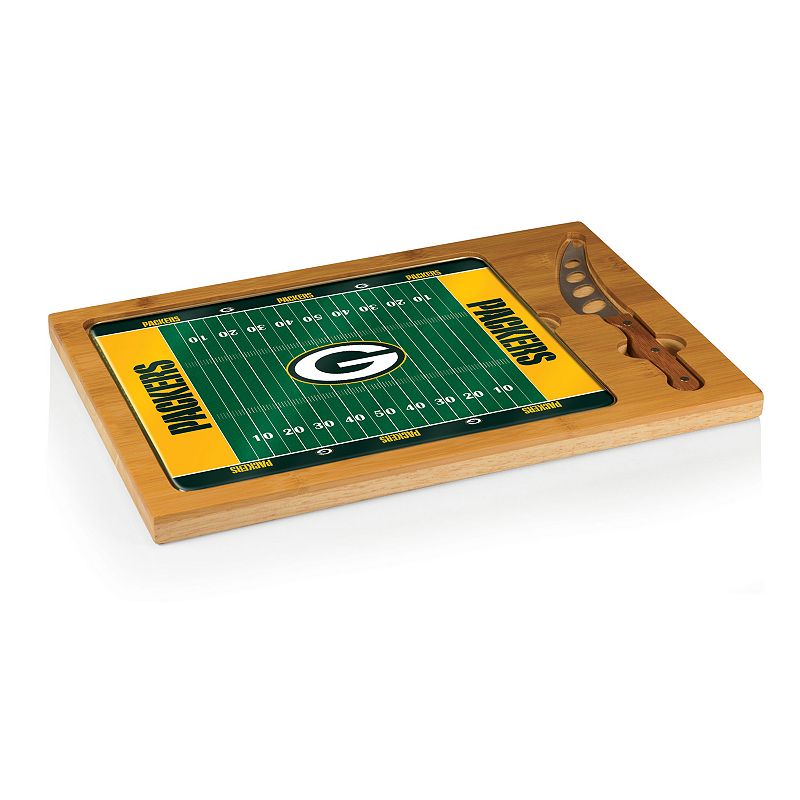 Picnic Time Green Bay Packers Cutting Board Serving Tray