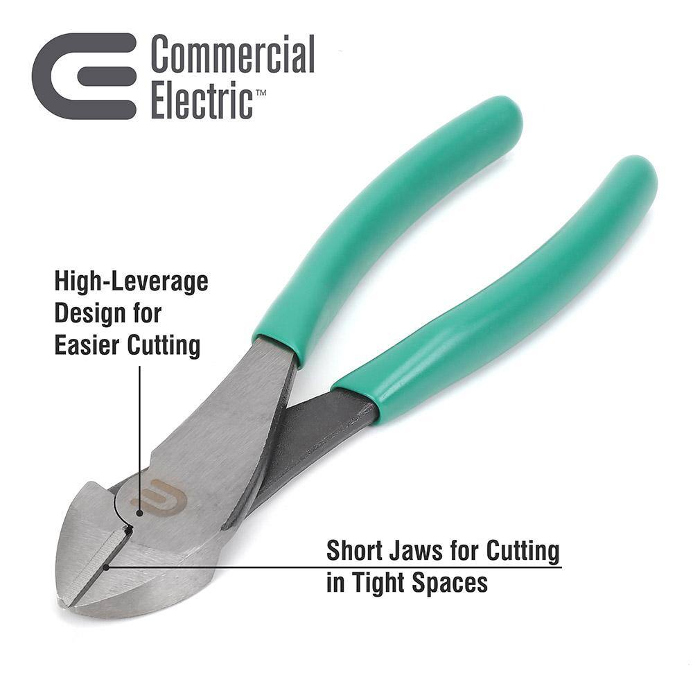 Commercial Electric 7 in. Diagonal Wire Cutting Pliers CE180834