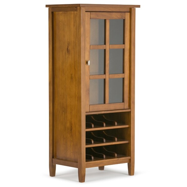 WYNDENHALL Norfolk 12-Bottle SOLID WOOD 23 inch Wide Transitional High Storage Wine Rack