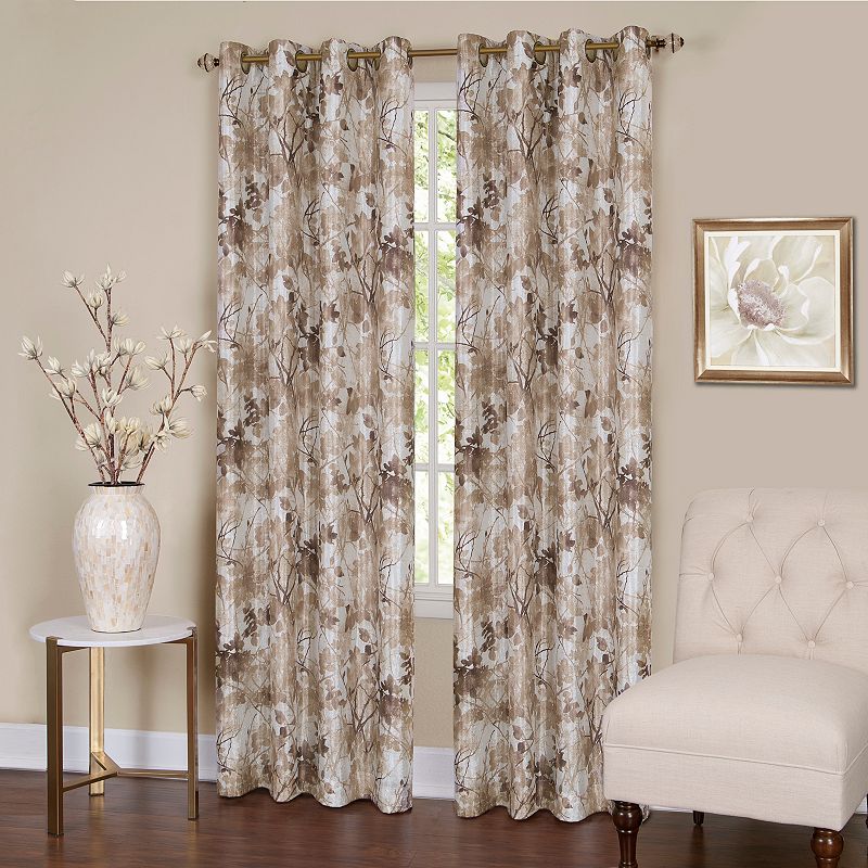 Achim Blackout 1-Panel Tranquil Window Curtain