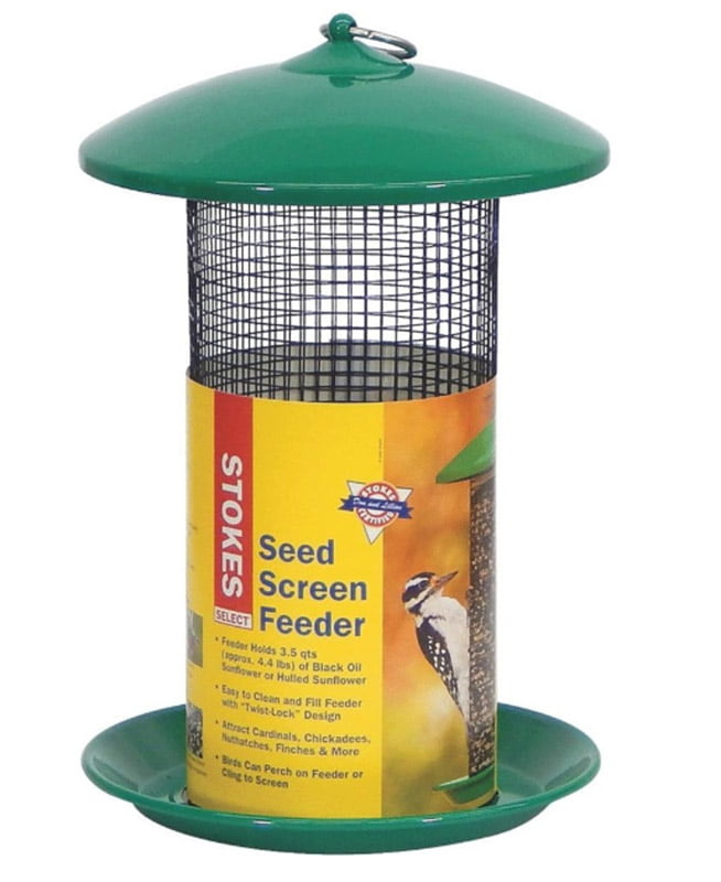 Stokes Select Wild Bird 4.4 lb. Metal/Plastic Screen Bird Feeder 0 ports