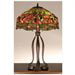 Meyda Tiffany 31109 Vintage Stained Glass / Tiffany Table Lamp From The Hanginghead