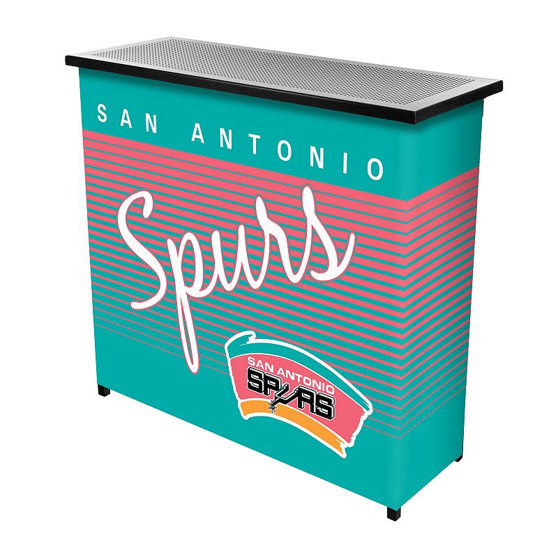 San Antonio Spurs Hardwood Classics 2-Shelf Portable Bar with Case