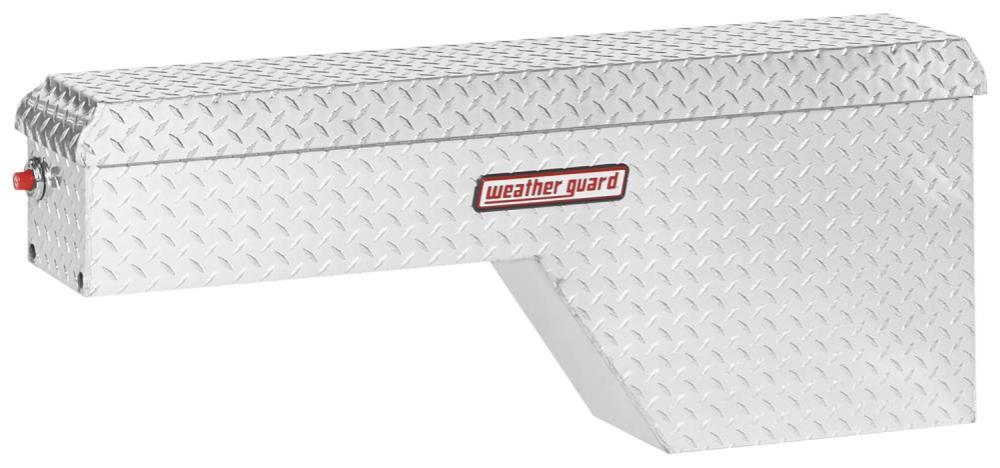 Pork Chop Box, Aluminum, Passenger Side, 2.1 Cu. Ft.