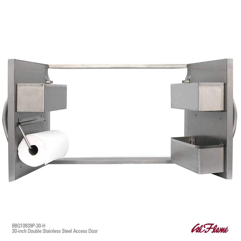 Cal Flame 30 in. Stainless Steel Double Access Door BBQ18839P-30