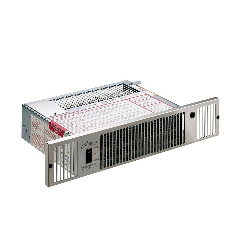 Quiet-One 2000 Series 7100 BTU Hydronic Kickspace Heater in Stainless Steel (Not Electric) KS2006