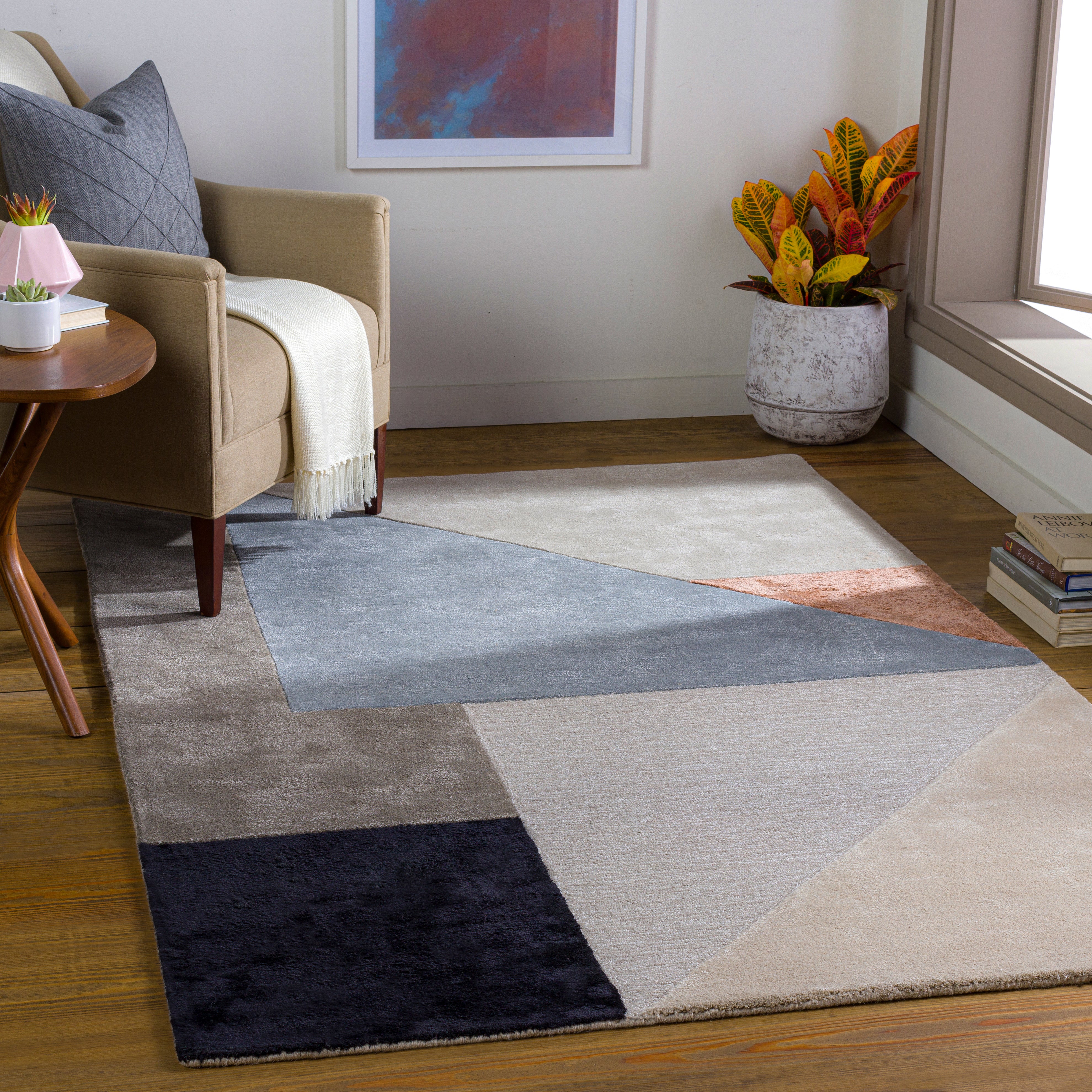 Glasgow Gls-2307 Viscose Rug in Various Sizes