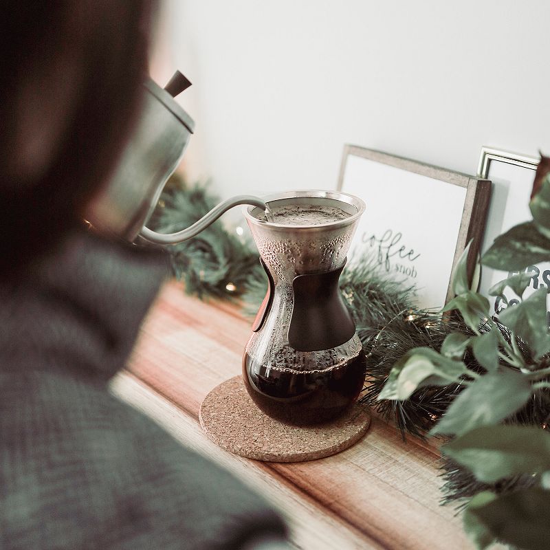 GROSCHE Austin G6 Pour Over Coffee Maker and Electric Burr Coffee Grinder Bundle