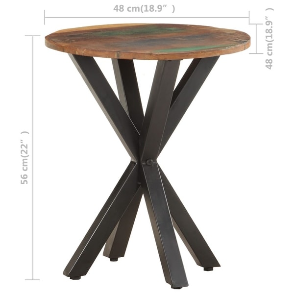 vidaXL Side Table 18.9