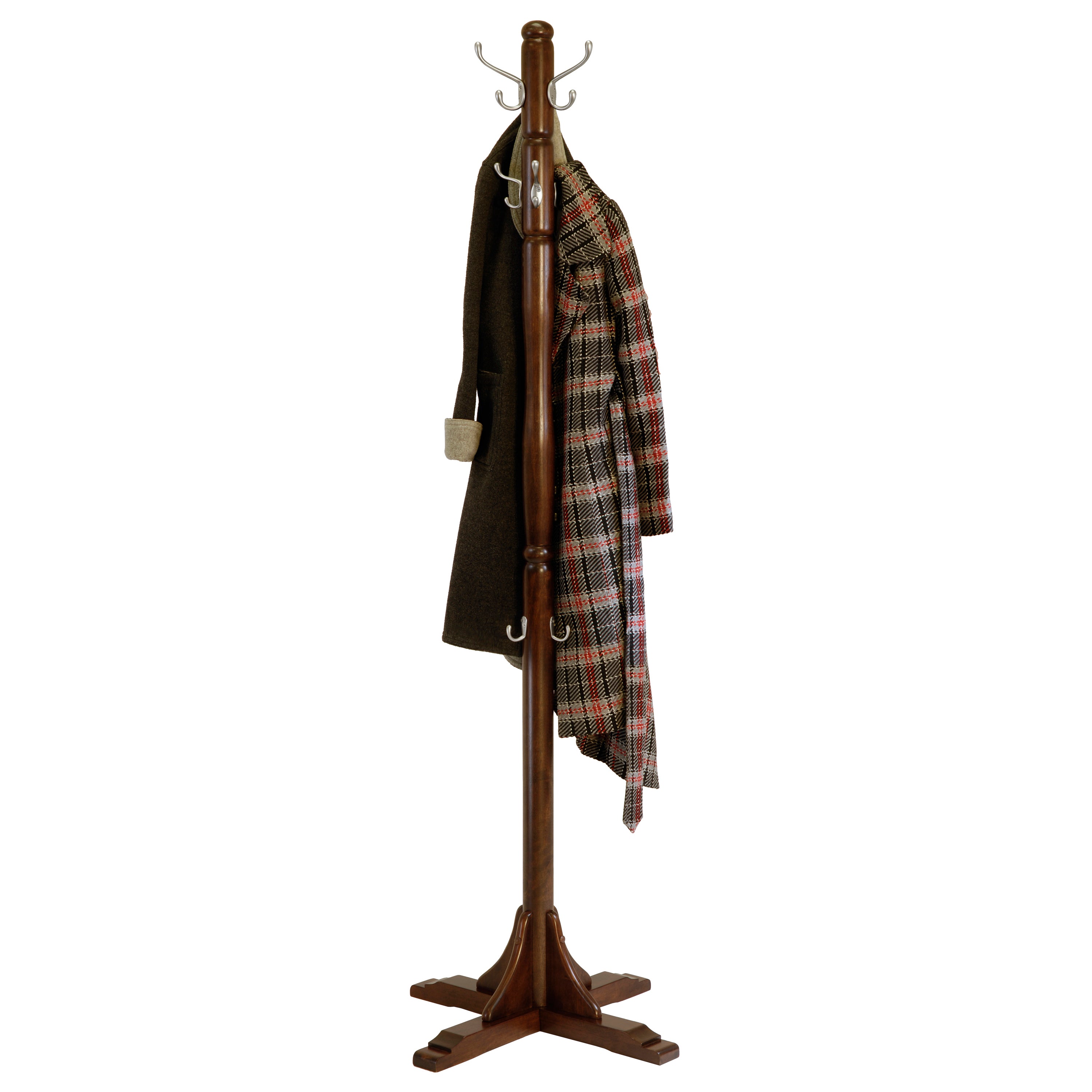 Winsome Wood Jera Coat Tree Hanger， Cappuccino Finish