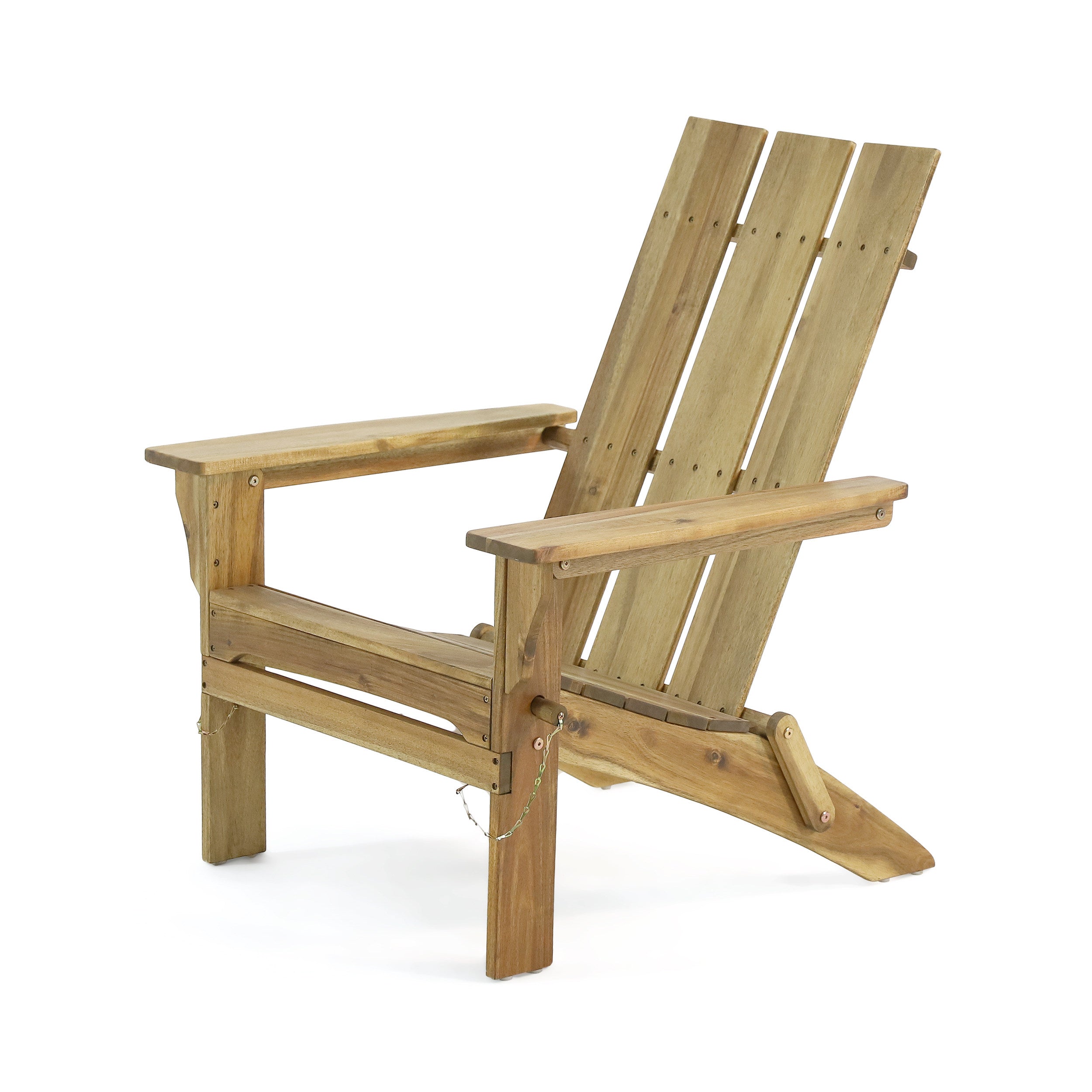 Gurekam Modern Outdoor Acacia Wood Folding Adirondack Chair