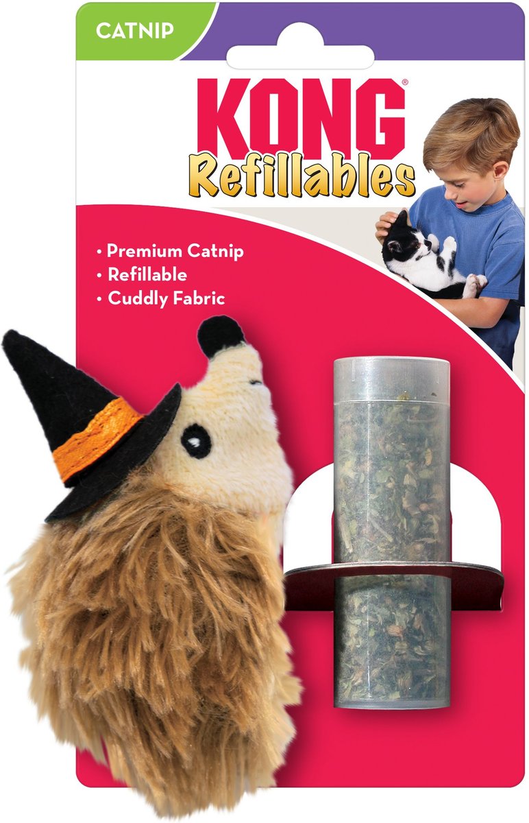 KONG Halloween Refillables Hedgehog Cat Toy