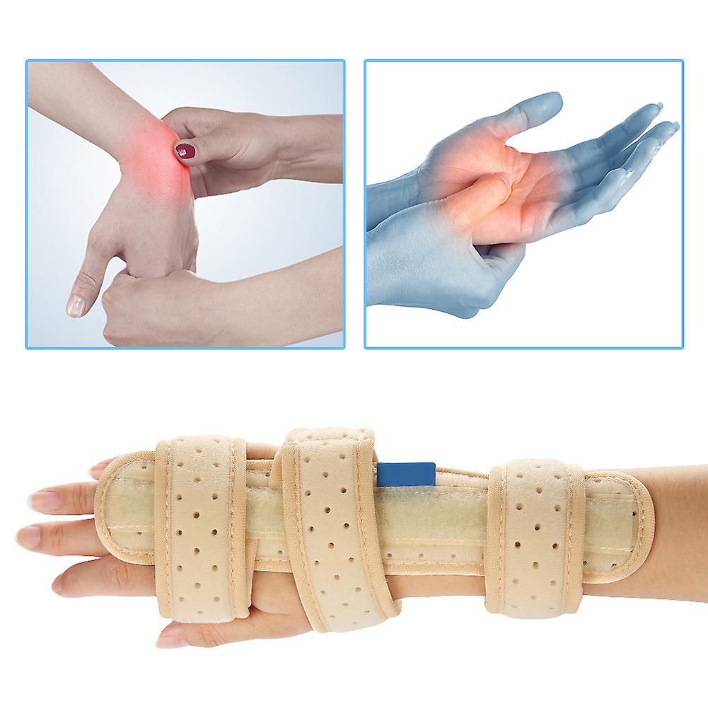 Wrist Support Brace Finger Hand Aluminum Splint Strap Carpal Tunnel Splint