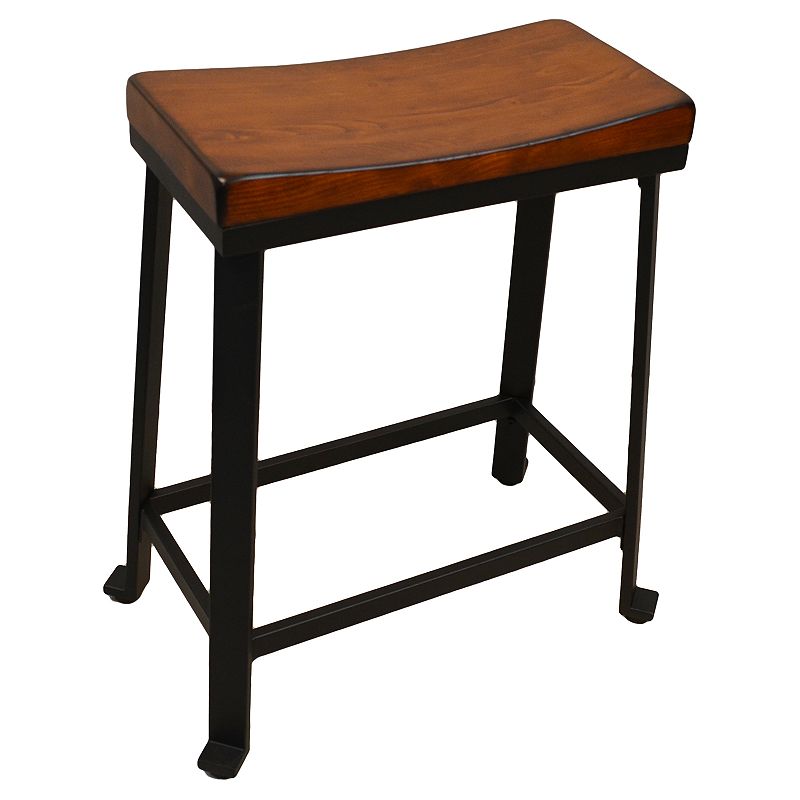 Carolina Forge Thea Saddle Counter Stool