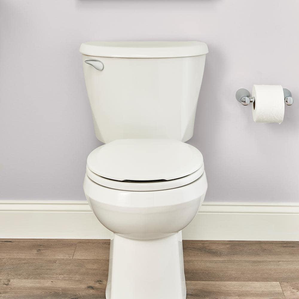 American Standard Reliant 2Piece 128 GPF Single Flush Round Toilet with Slow Close Seat in White