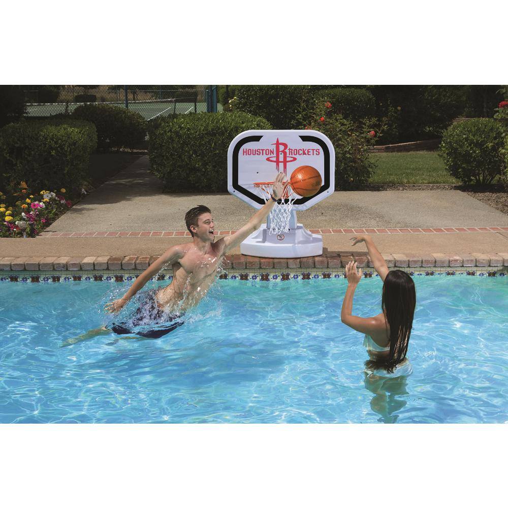 Poolmaster Houston Rockets NBA Competition Swimming Pool Basketball Game 72910