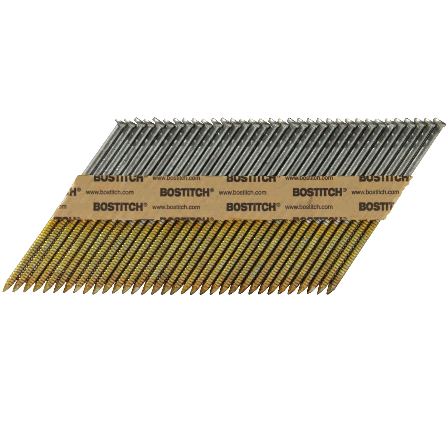 Bostitch 2-3/8 in. 10 Ga. Angled Strip Bright Stick Nails 33 deg 5，000 pk