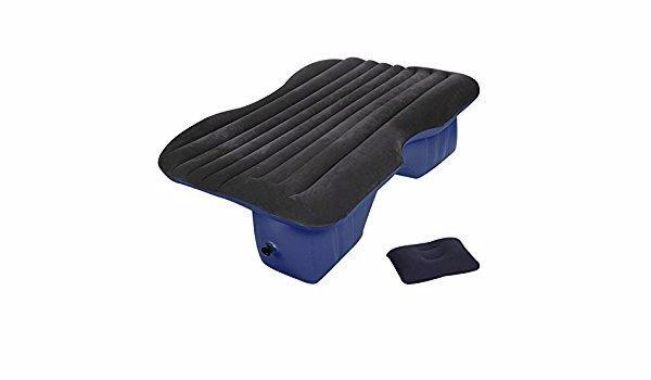 AirBedz PPI-BLK_PV_CARMAT Mid Size Rear Seat Air Mattress Portable DC Air Pump Included