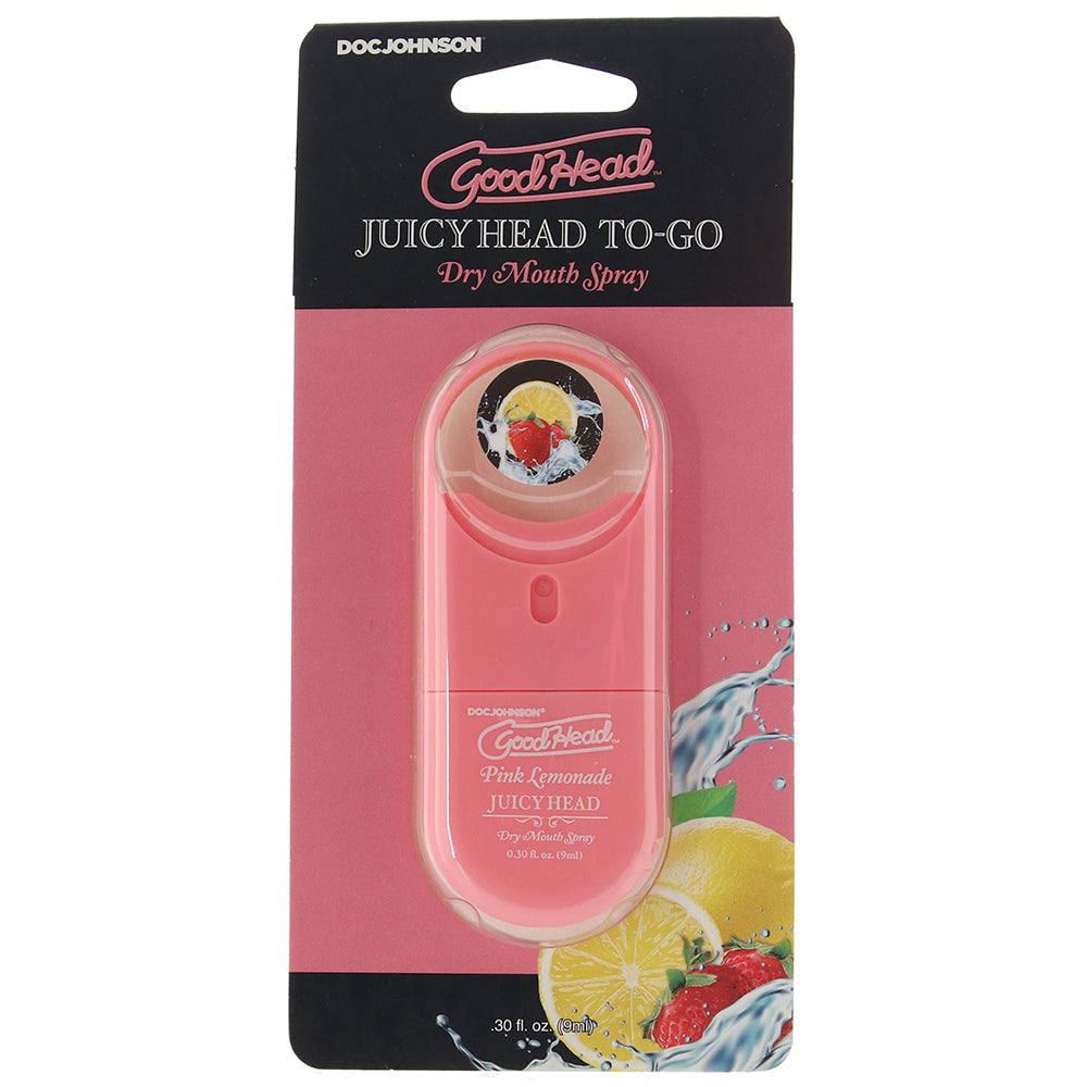 GoodHead Juicy Head Dry Mouth Spray To-Go in Pink Lemonade