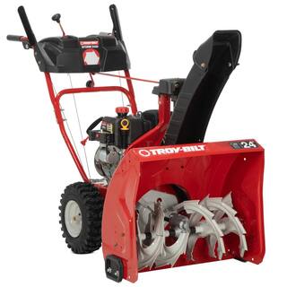 Troy-Bilt Storm 24 in. 208 cc Two- Stage Gas Snow Blower with Electric Start Self Propelled Storm 2420