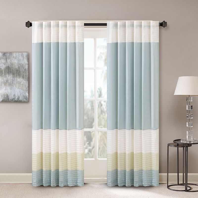 Madison Park Eastridge Light Filtering 1-Panel Rod Pocket Window Curtain - 50'' x 84''