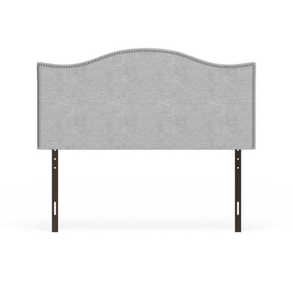 Copper Grove Mountjoy King-size Nailhead Upholstered Headboard - - 18180226