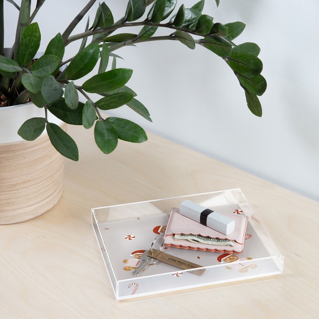 Hello Twiggs Gingerbread Cookie Acrylic Tray Deny Designs