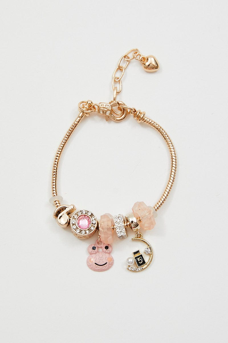 Pink Charm Bracelet