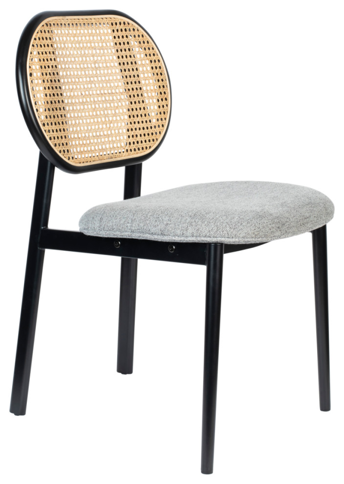 Rattan Back Dining Chair  Zuiver Spike   Tropical   Dining Chairs   by Oroa   Distinctive Furniture  Houzz