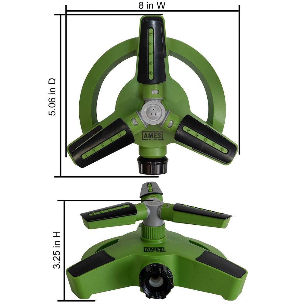 Ames 3-Arm Rotating Sprinkler System 20216400