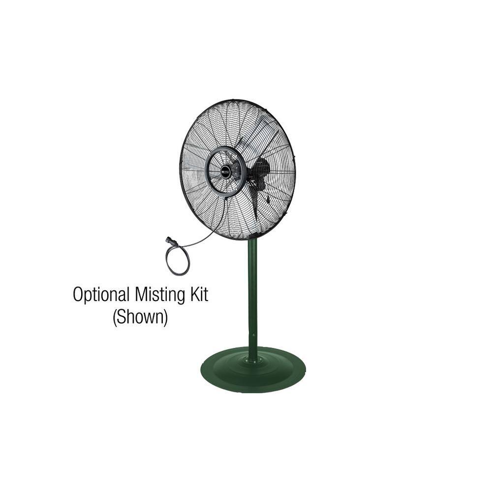 King Electric 30 in. Outdoor Rated Oscillating Air Circulator With Pedestal Base PFO-30