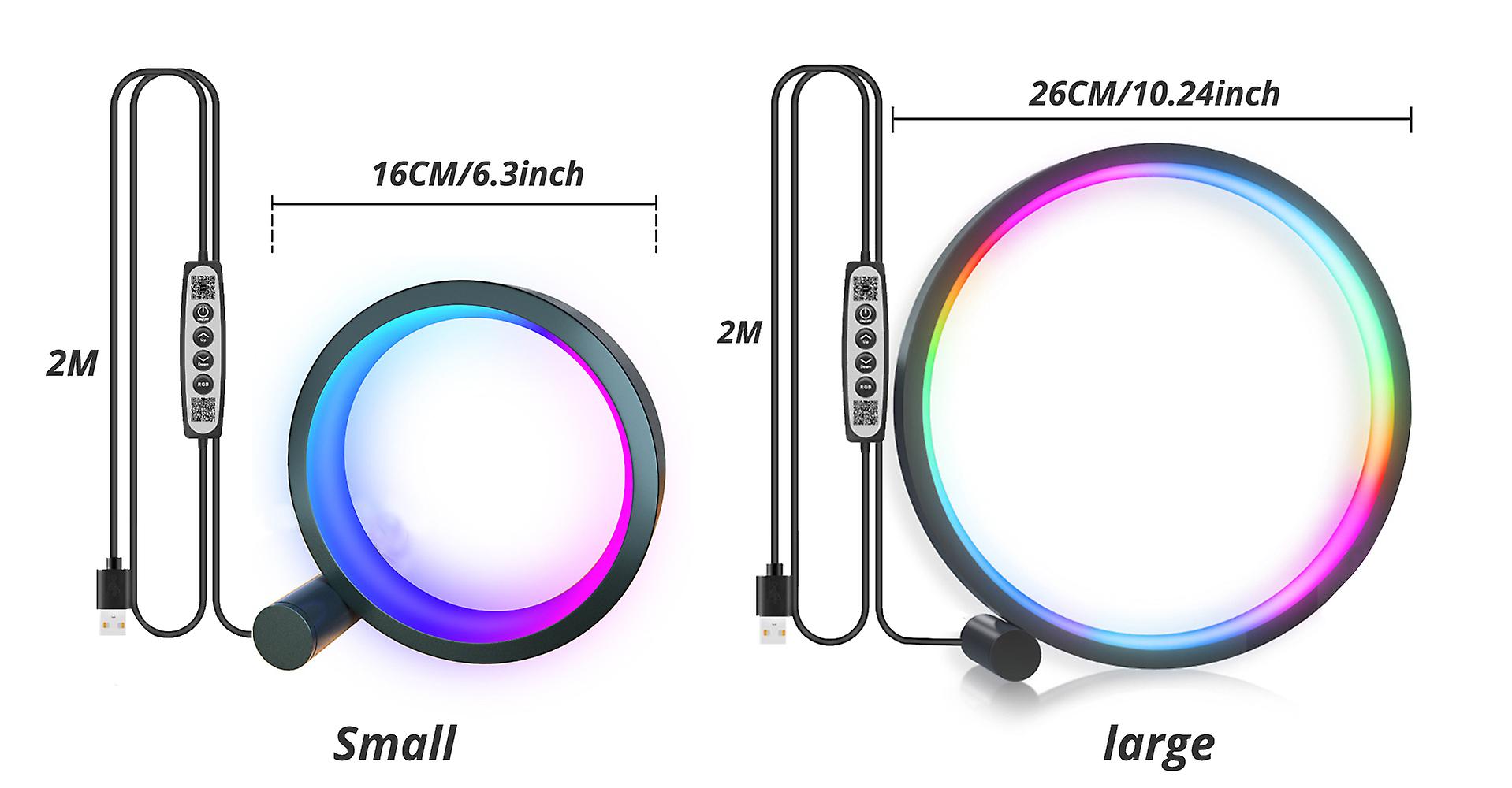 Rgb App Music Rhythm Atmosphere Light Remote Control Dimming