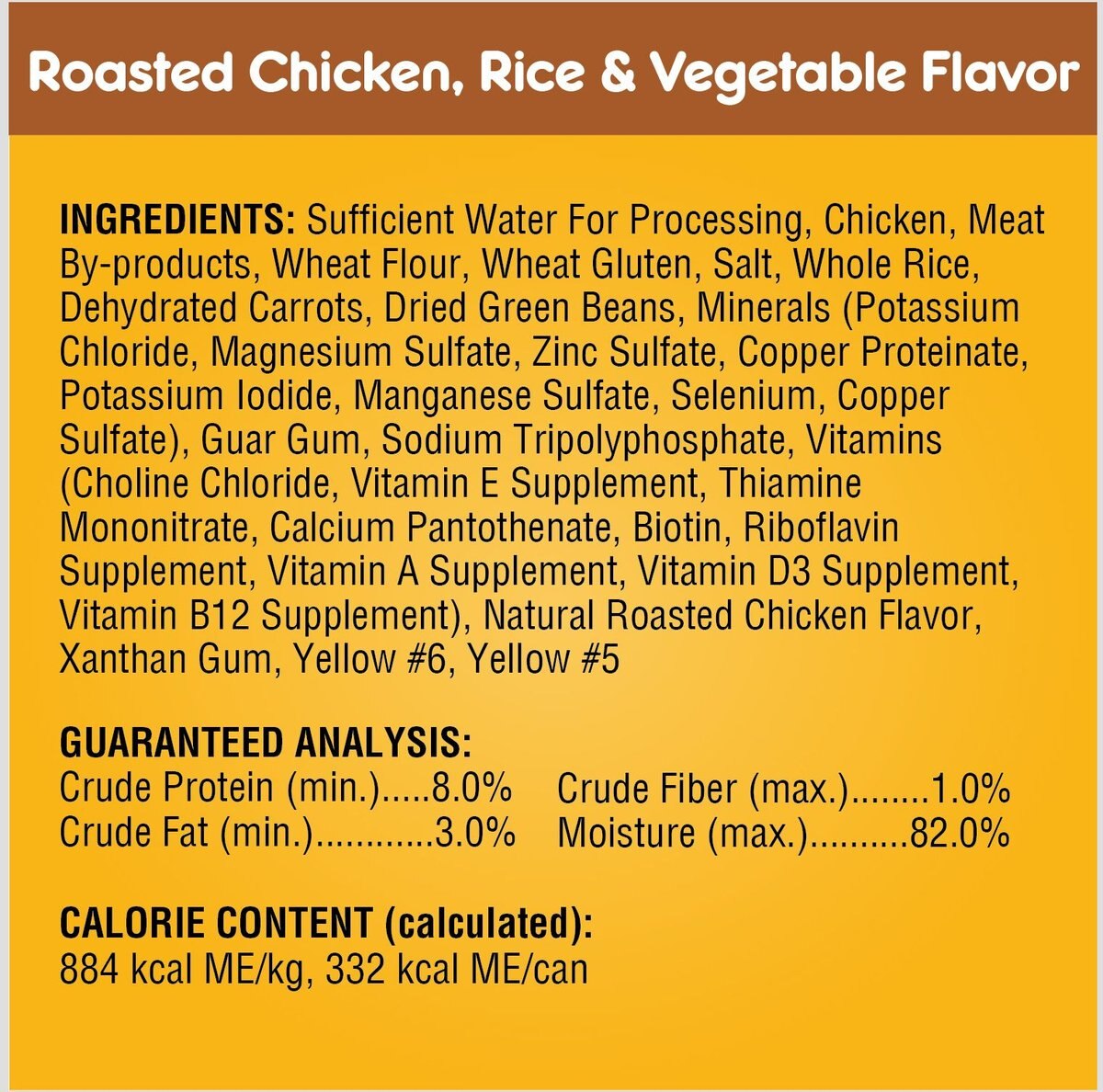 Pedigree Choice Cuts in Gravy Prime Rib， Rice and Vegetable Flavor and Roasted Chicken Adult Canned Wet Dog Food Variety Pack， 13.2 oz， case of 12