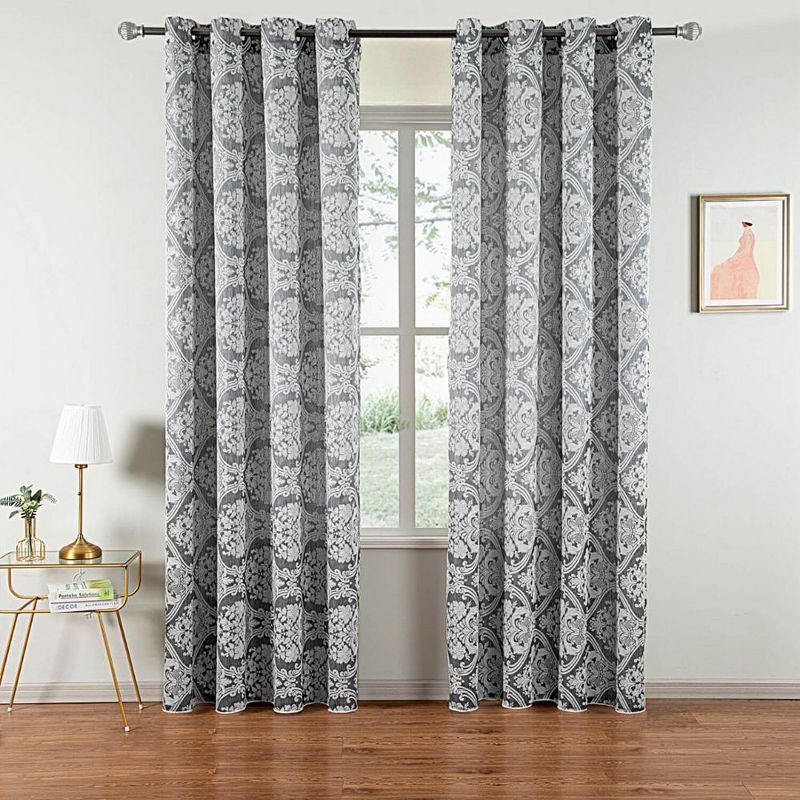 Dolce Mela Window Semi-Blackout Curtains Panel