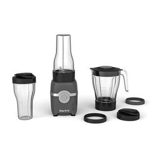 Starfrit 50 oz. 4-Speed Clear Black Countertop 12-Piece Blender Set 024306-002-0000