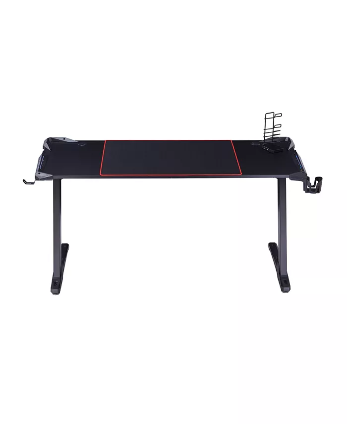 Furniture of America Beku Rectangle Gaming Desk