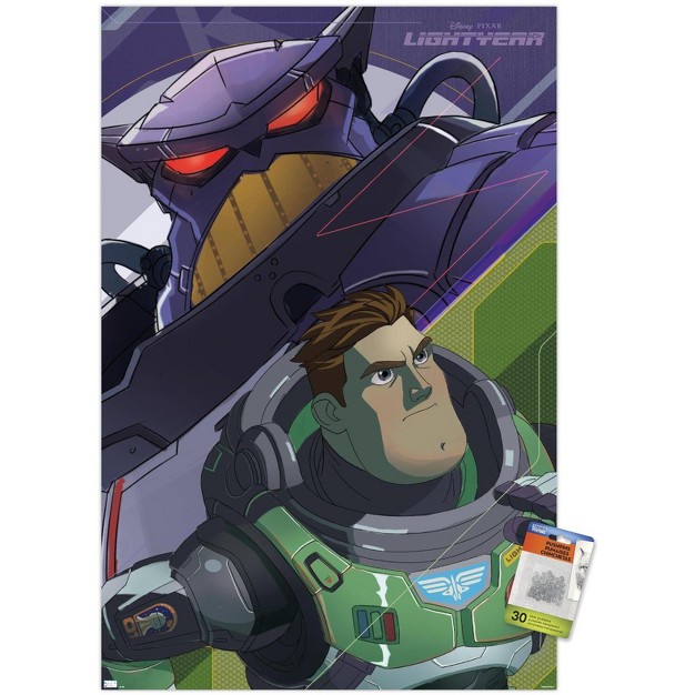 Trends International Disney Pixar Lightyear Buzz And Zurg Unframed Wall Poster Prints