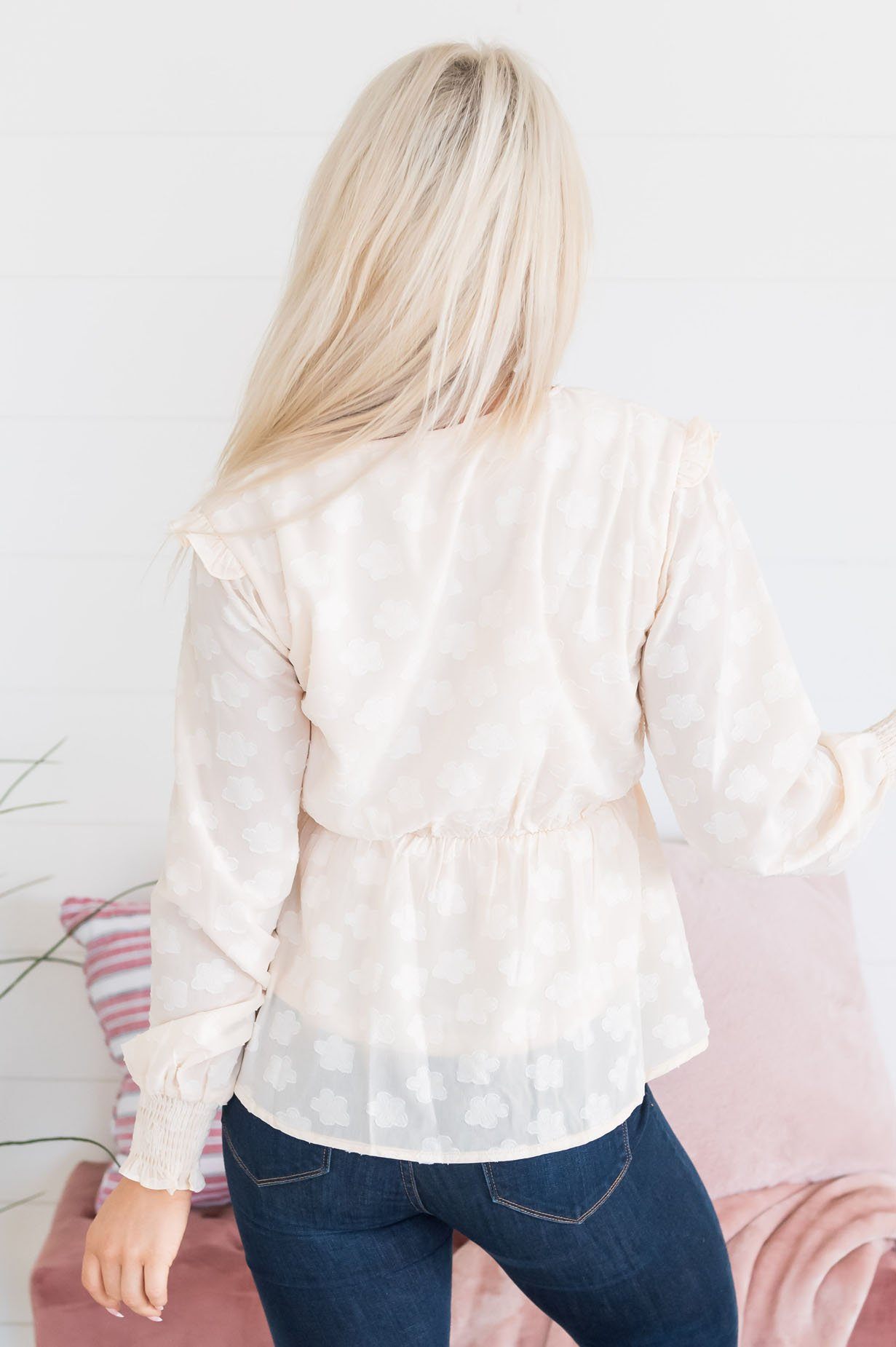 Beautiful Blossoms Modest Blouse