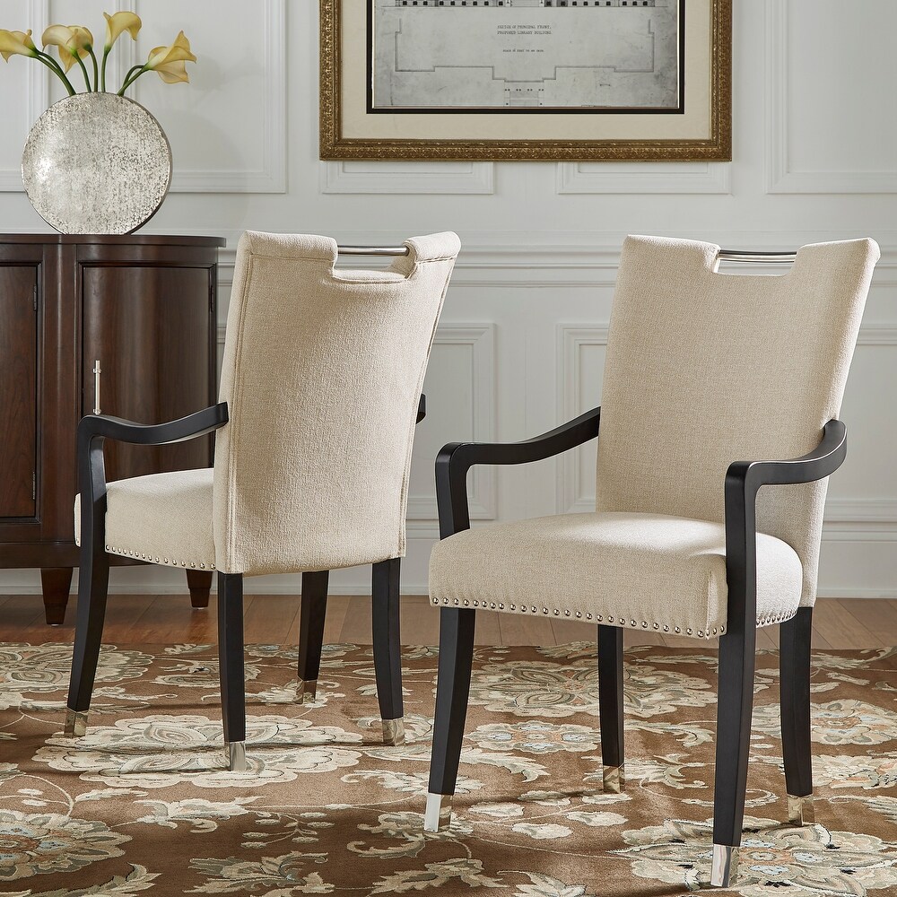 Willa Heathered Weave Parson Dining Chair (Set of 2) by iNSPIRE Q Bold