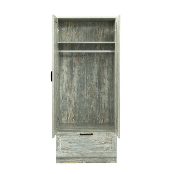 High Wardrobe/Armoires with Drawer and Shelf - - 36800331