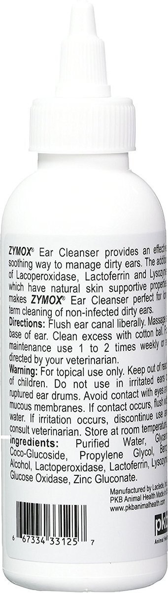 Zymox Veterinary Strength Dog and Cat Ear Cleanser