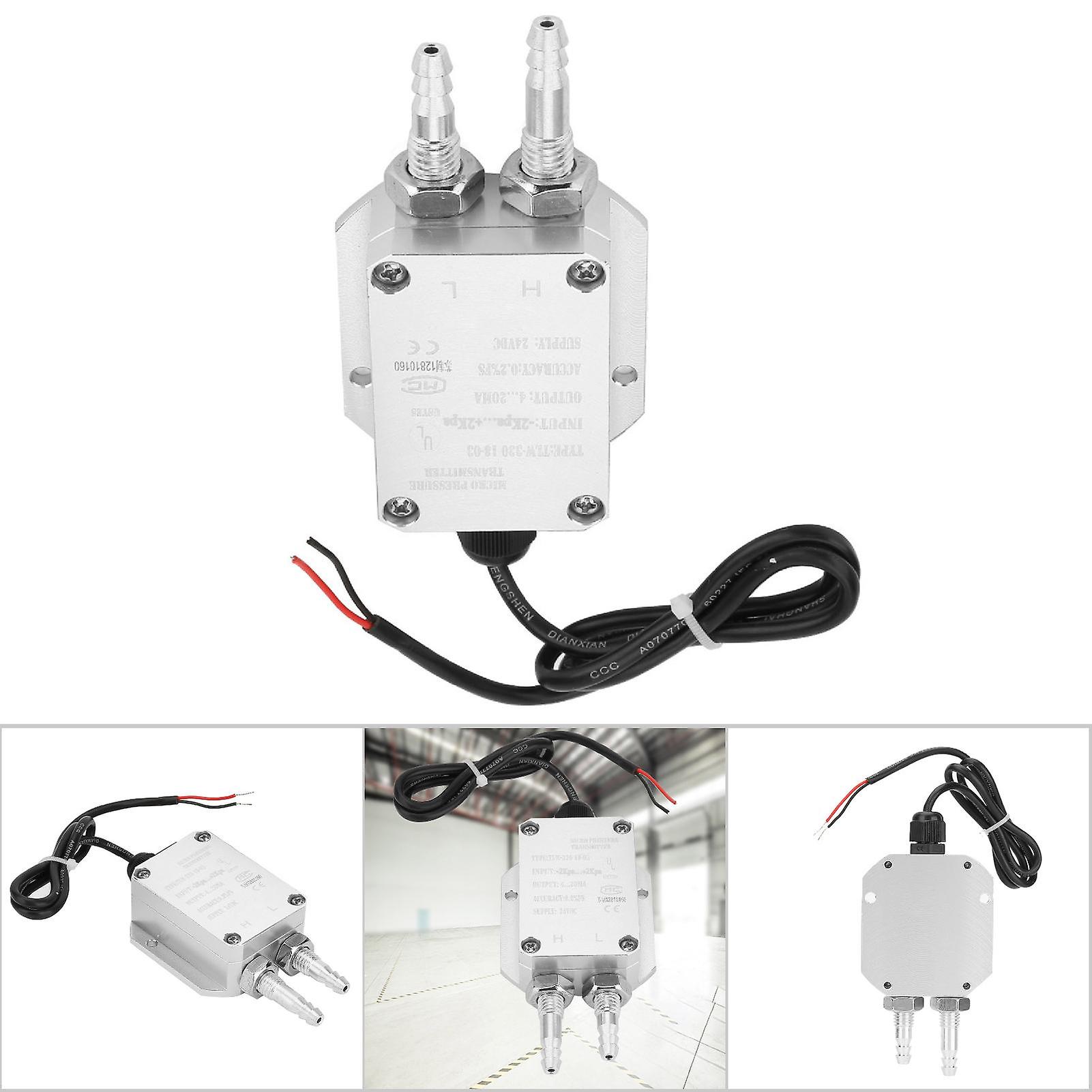 4-20ma Micro Pressure Differential Sensor Transmitter For Medical Treatment， Clean Room， Boiler， Dust Collector， And Power Plant[-2kpa~+2kpa]