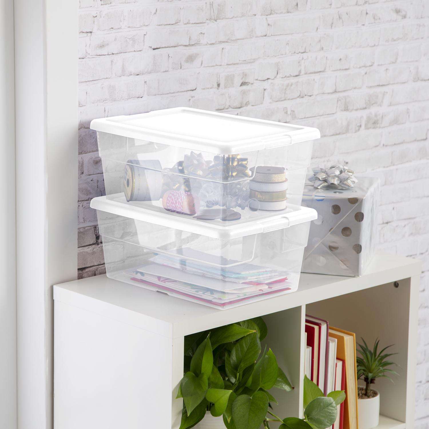 Sterilite Storage Box 16 Qt.， 16.6 